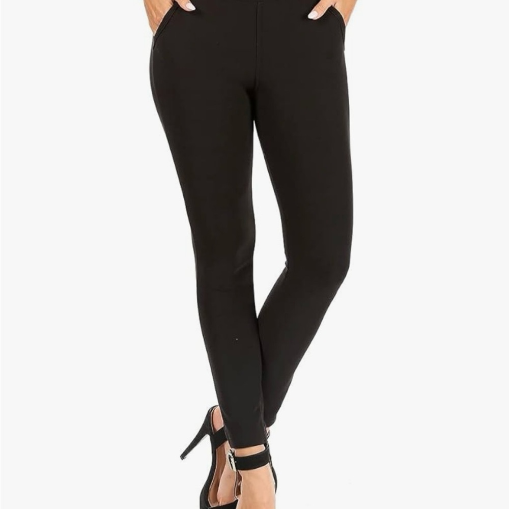 ShoSho Womens High Waist Skinny Pants Pull-On Trousers